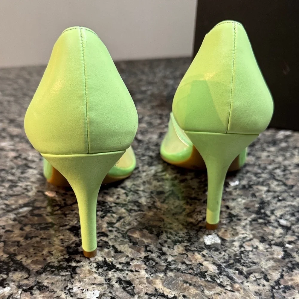 INC International Concepts Women's Lime Green Heels NIB 9 - Picture 11 of 15